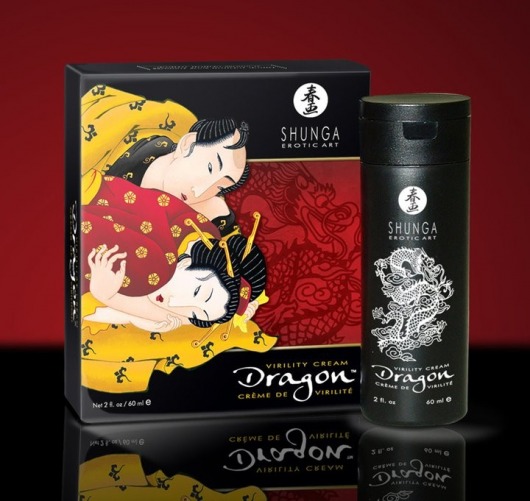 Интимный мужской крем  Дракон - Shunga - купить с доставкой в Ачинске