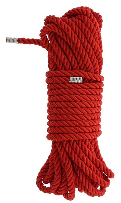 Красная веревка DELUXE BONDAGE ROPE - 10 м. - Dream Toys - купить с доставкой в Ачинске