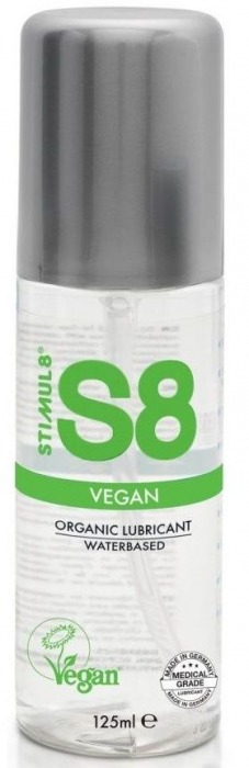 Веганский лубрикант на водной основе S8 Vegan Lube - 125 мл. - Stimul8 - купить с доставкой в Ачинске