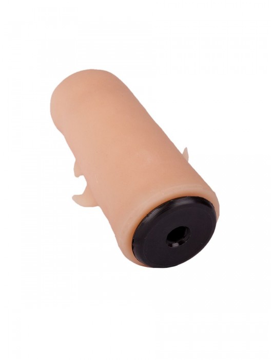 Черный пояс-трусики с двумя насадками  Экзотик-Sara  - 16,5 и 11 см. - LOVETOY (А-Полимер) - купить с доставкой в Ачинске