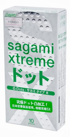 Презервативы Sagami Xtreme Type-E с точками - 10 шт. - Sagami - купить с доставкой в Ачинске