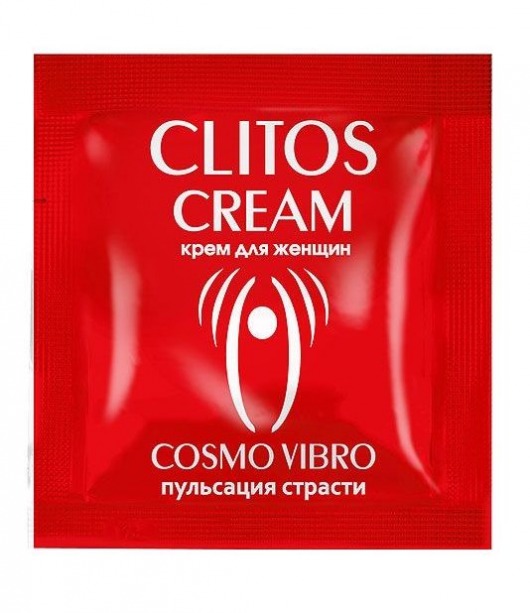 Пробник возбуждающего крема для женщин Clitos Cream - 1,5 гр. - Биоритм - купить с доставкой в Ачинске