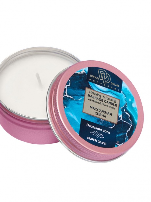 Массажная свеча  Весенняя роса - БиоМед - купить с доставкой в Ачинске