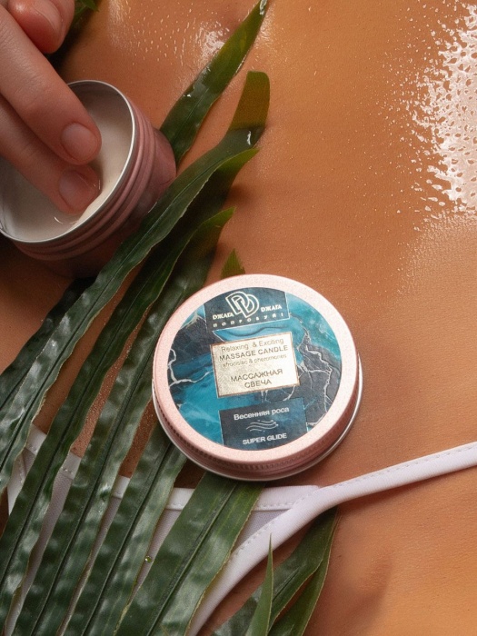 Массажная свеча  Весенняя роса - БиоМед - купить с доставкой в Ачинске