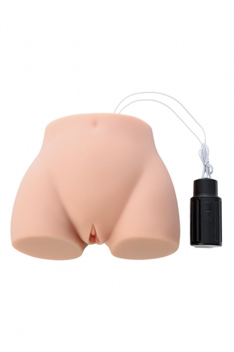 Мастурбатор-полуторс Cherry с вибрацией и двумя любовными тоннелями - KOKOS - в Ачинске купить с доставкой