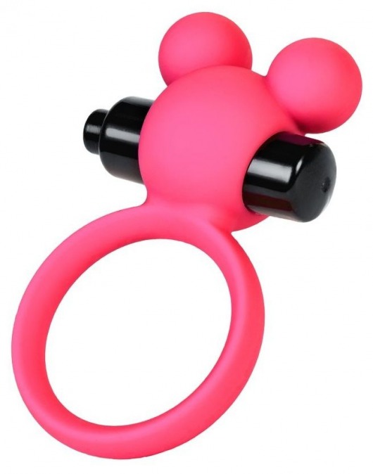Розовое виброкольцо на пенис A-Toys - A-toys - в Ачинске купить с доставкой