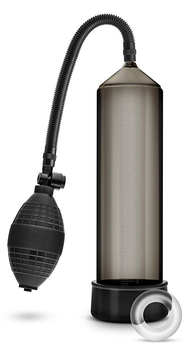 Черная вакуумная помпа VX101 Male Enhancement Pump - Blush Novelties - в Ачинске купить с доставкой