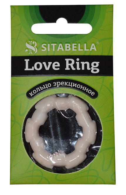 Фигурное эрекционное кольцо из киберкожи - Sitabella - в Ачинске купить с доставкой