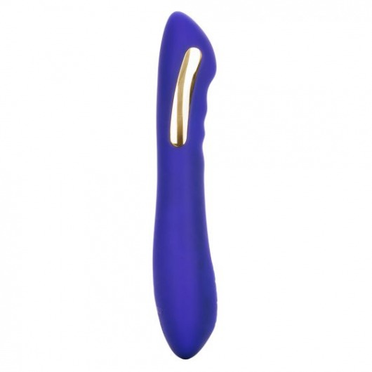 Фиолетовый вибратор с электростимуляцией Intimate E-Stimulator Petite Wand - 18,5 см. - California Exotic Novelties - купить с доставкой в Ачинске