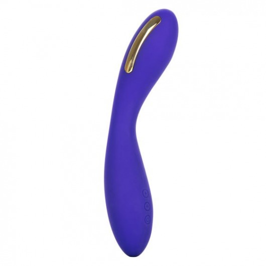 Фиолетовый вибратор с электростимуляцией Intimate E-Stimulator Wand - 21,5 см. - California Exotic Novelties - купить с доставкой в Ачинске