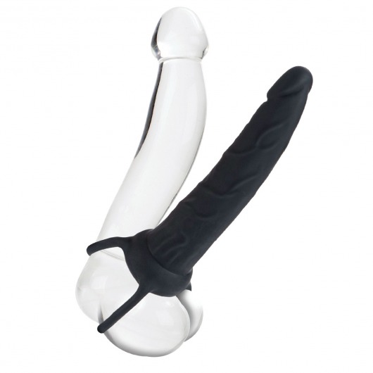 Насадка на пенис Silicone Love Rider Dual Penetrator для двойного проникновения - 14 см. - California Exotic Novelties - в Ачинске купить с доставкой