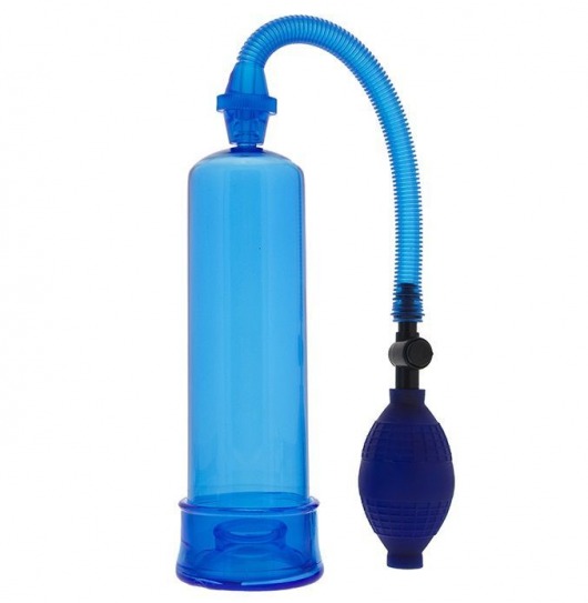 Синяя вакуумная помпа MENZSTUFF PENIS ENLARGER - Dream Toys - в Ачинске купить с доставкой