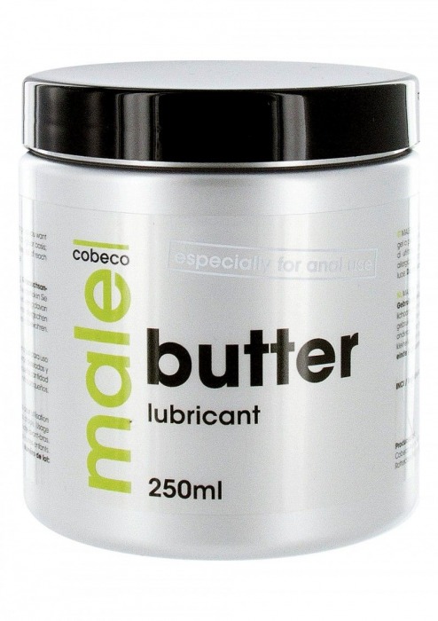 Анальный лубрикант MALE Cobeco Butter Lubricant - 250 мл. - Cobeco - купить с доставкой в Ачинске