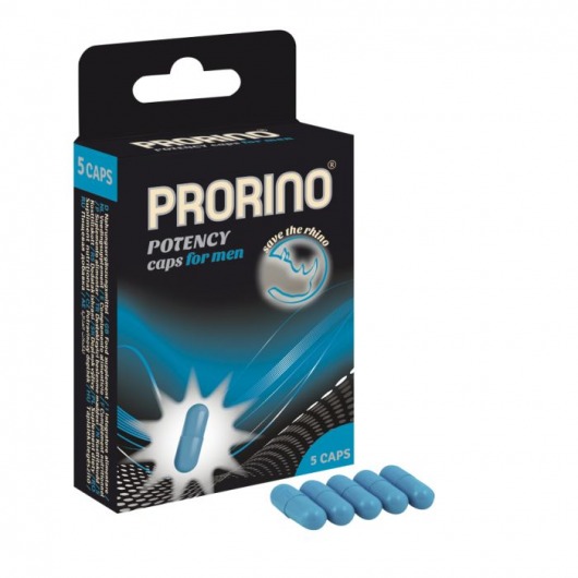 БАД для мужчин ero black line PRORINO Potency Caps for men - 5 капсул - Ero - купить с доставкой в Ачинске