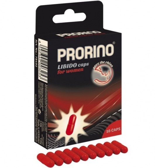 БАД для женщин ero black line PRORINO Libido Caps - 10 капсул - Ero - купить с доставкой в Ачинске