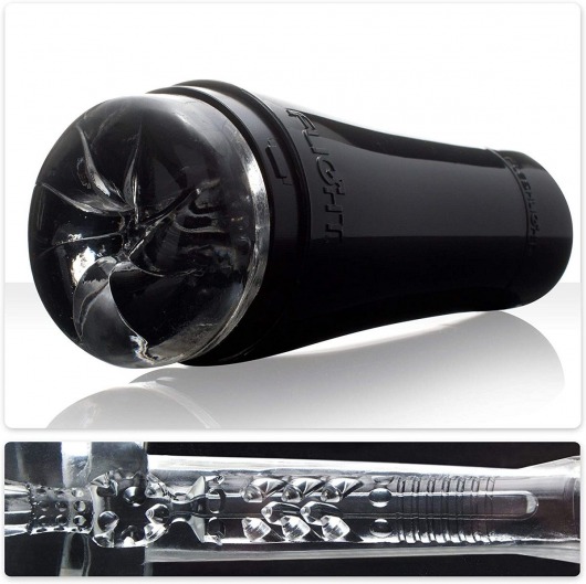 Черный мастурбатор-анус Fleshlight - Flight Pilot - Fleshlight - в Ачинске купить с доставкой