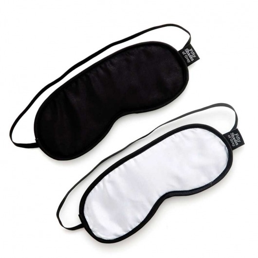 Набор из двух масок на глаза Soft Blindfold Twin Pack - Fifty Shades of Grey - купить с доставкой в Ачинске