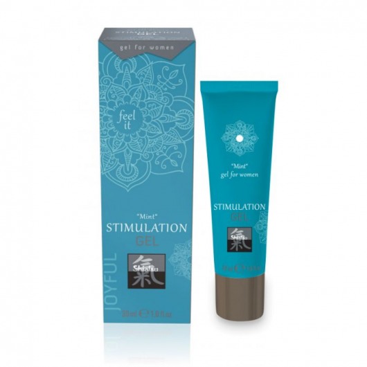 Возбуждающий интимный гель STIMULATION GEL Mint - 30 мл. - Shiatsu - купить с доставкой в Ачинске