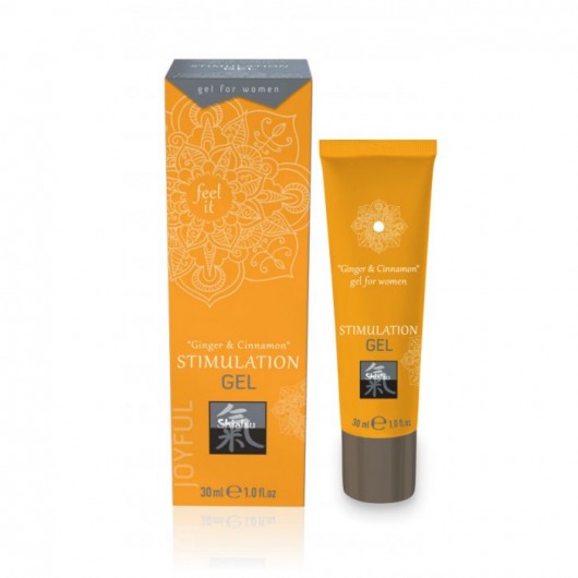 Возбуждающий интимный гель STIMULATION GEL Ginger   Cinnamon - 30 мл. - Shiatsu - купить с доставкой в Ачинске