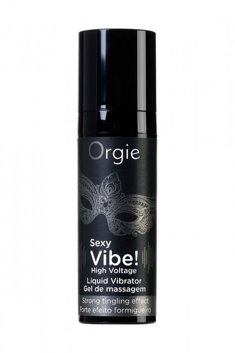 Гель для массажа ORGIE Sexy Vibe High Voltage с эффектом вибрации - 15 мл. - ORGIE - купить с доставкой в Ачинске