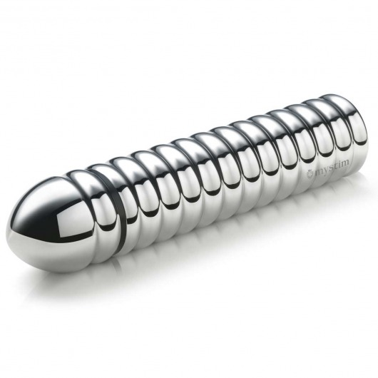 Рельефный фаллос для интенсивного электросекса Groovey George - 20 см. - MyStim - купить с доставкой в Ачинске