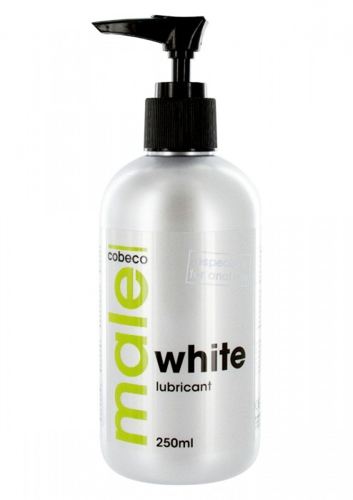Анальная смазка на водной основе MALE Cobeco White Lubricant - 250 мл. - Cobeco - купить с доставкой в Ачинске