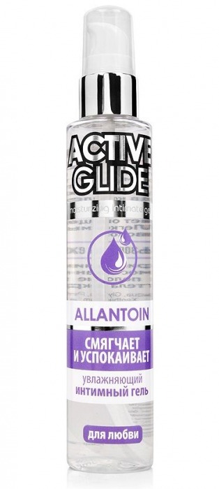 Увлажняющий интимный гель Active Glide Allantoin - 100 гр. - Биоритм - купить с доставкой в Ачинске