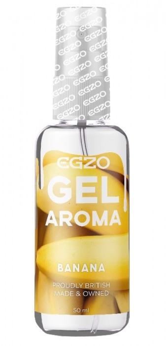 Интимный лубрикант EGZO AROMA с ароматом банана - 50 мл. - EGZO - купить с доставкой в Ачинске