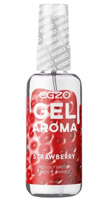 Интимный лубрикант EGZO AROMA с ароматом клубники - 50 мл. - EGZO - купить с доставкой в Ачинске