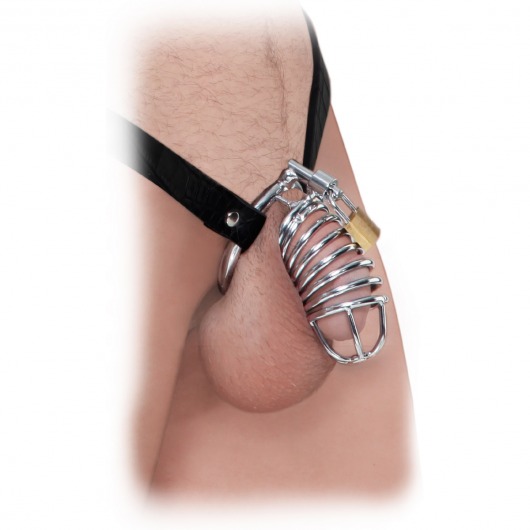 Кольцо верности Extreme Chastity Belt с фиксацией головки - Pipedream - купить с доставкой в Ачинске