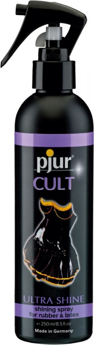 Спрей для ухода за одеждой из латекса pjur CULT Ultra Shine - 250 мл. - Pjur - купить с доставкой в Ачинске
