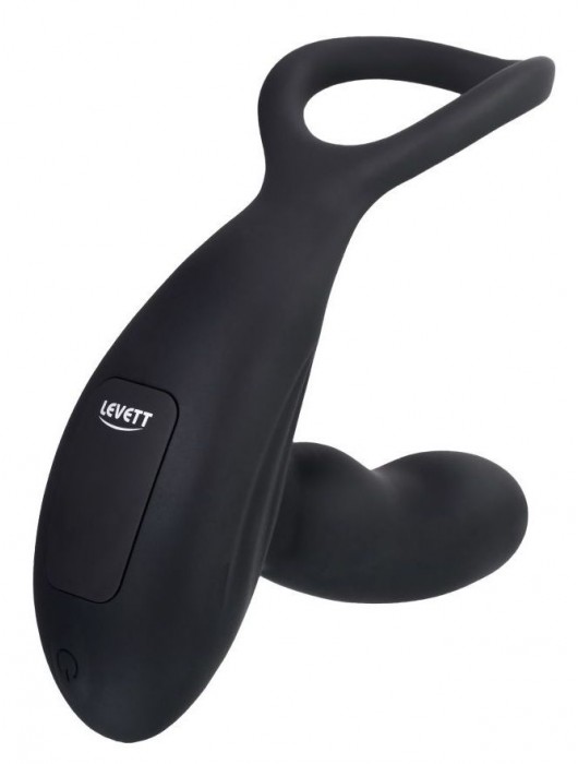 Черный стимулятор простаты Maud с вибрацией - Levett - в Ачинске купить с доставкой