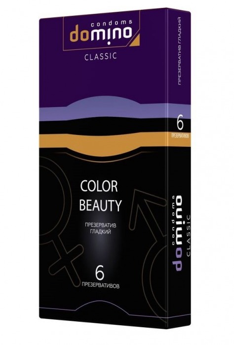 Разноцветные презервативы DOMINO Colour Beauty - 6 шт. - Domino - купить с доставкой в Ачинске