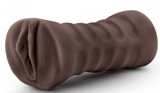 Коричневый мастурбатор-вагина Hot Chocolate Brianna - Blush Novelties - в Ачинске купить с доставкой
