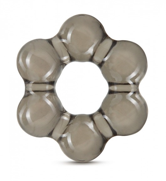 Дымчатое эрекционное кольцо Stay Hard Thick Bead Cock Ring - Blush Novelties - в Ачинске купить с доставкой