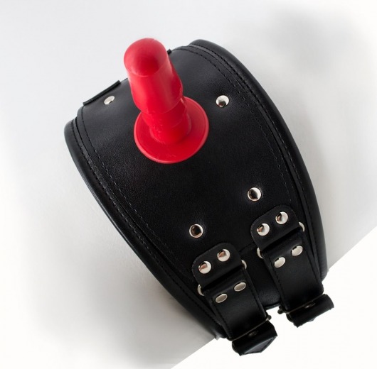 Черный пояс на бедро  Люкс  с телесной насадкой - LOVETOY (А-Полимер) - купить с доставкой в Ачинске