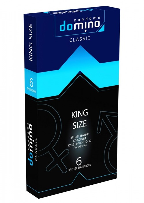 Презервативы увеличенного размера DOMINO Classic King size - 6 шт. - Domino - купить с доставкой в Ачинске