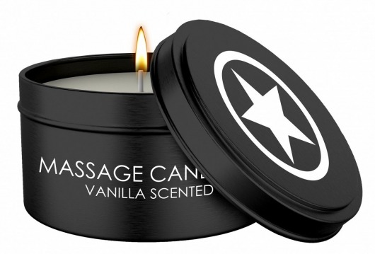 Массажная свеча с ароматом ванили Massage Candle - Shots Media BV - купить с доставкой в Ачинске