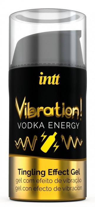 Жидкий интимный гель с эффектом вибрации Vibration! Vodka Energy - 15 мл. - INTT - купить с доставкой в Ачинске