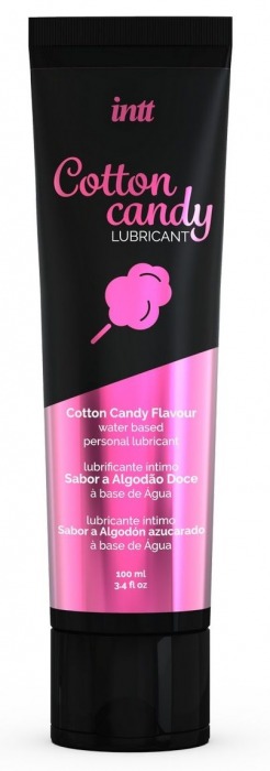 Интимный гель на водной основе Cotton Candy Lubricant - 100 мл. - INTT - купить с доставкой в Ачинске