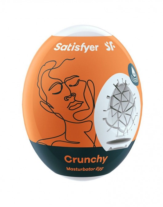 Мастурбатор-яйцо Satisfyer Crunchy Mini Masturbator - Satisfyer - в Ачинске купить с доставкой