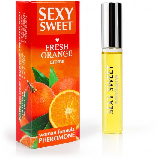 Парфюм для тела с феромонами Sexy Sweet с ароматом апельсина - 10 мл. -  - Магазин феромонов в Ачинске