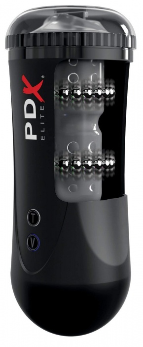 Черный автоматический мастурбатор-ротик Moto Stroker - Pipedream - в Ачинске купить с доставкой