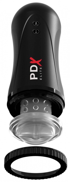 Черный автоматический мастурбатор-ротик Moto Stroker - Pipedream - в Ачинске купить с доставкой