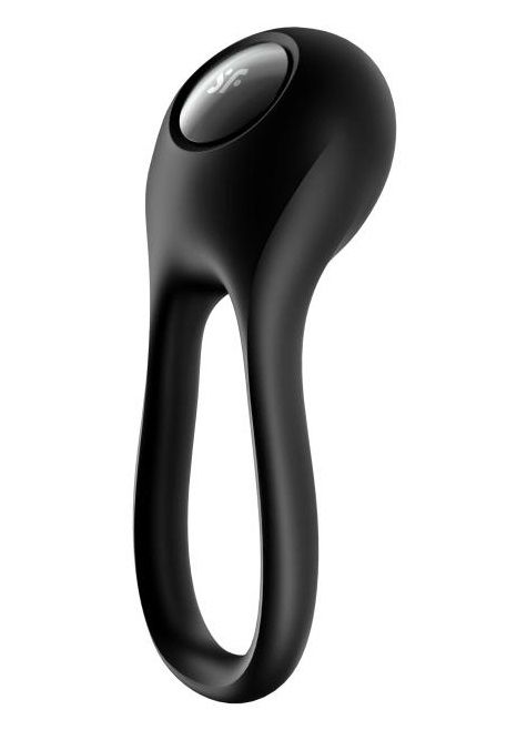 Черное эрекционное виброкольцо Majestic Duo - Satisfyer - в Ачинске купить с доставкой