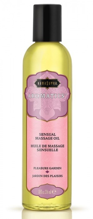 Массажное масло с цветочным ароматом Pleasure Garden - 236 мл. - Kama Sutra - купить с доставкой в Ачинске