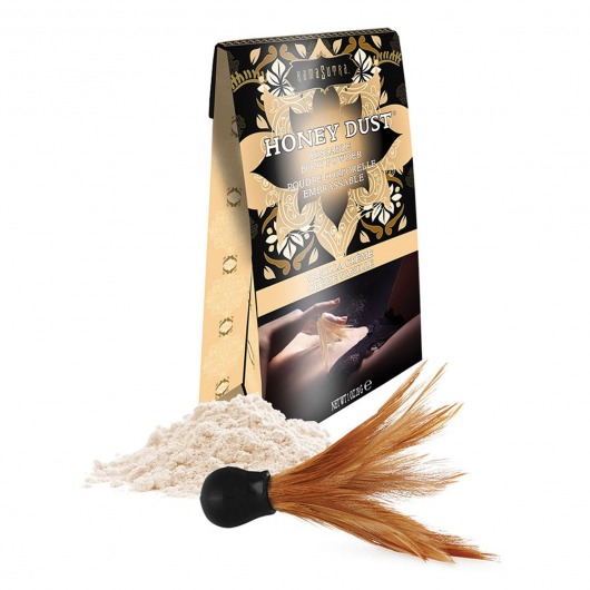 Пудра для тела Honey Dust Body Powder с ароматом ванили - 28 гр. - Kama Sutra - купить с доставкой в Ачинске