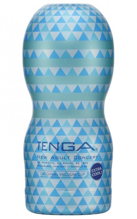 Мастурбатор с охлаждающей смазкой TENGA Original Vacuum Cup Extra Cool - Tenga - в Ачинске купить с доставкой