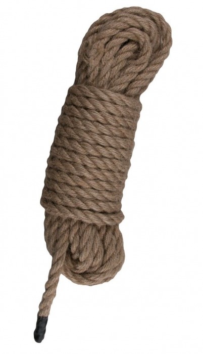 Пеньковая веревка для связывания Hemp Rope - 5 м. - Easy toys - купить с доставкой в Ачинске