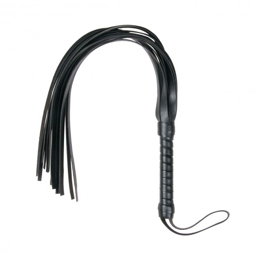 Черный флоггер Flogger Whip - 46 см. - Easy toys - купить с доставкой в Ачинске